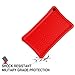 BMOUO Case for Fire 8 Tablet (7th and 8th Generation, 2017 and 2018 Release) - Light Weight Shock Proof Soft Silicone Back Cover for Fire 8, Red