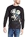 The Mountain Three Wolf Moon USA Long Sleeve T-Shirt