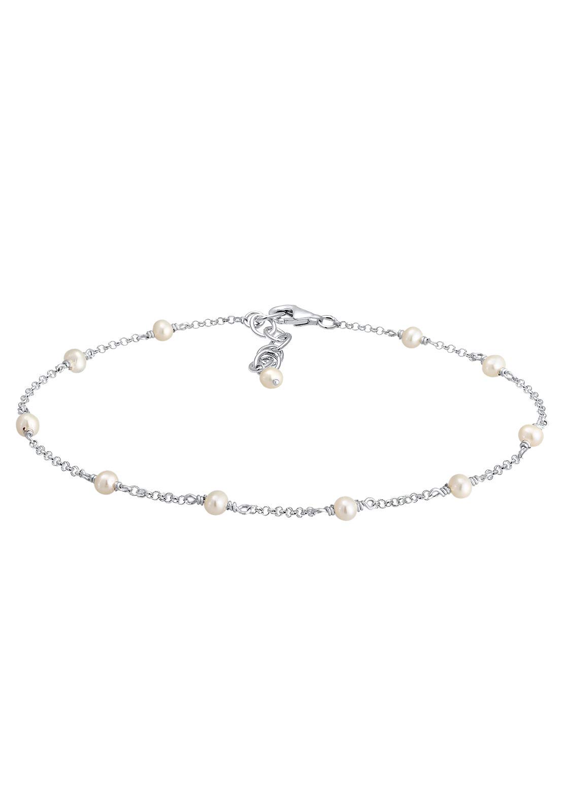 Elli Women's 925 Sterling Silver Anklet 0701391518_22 - 22cm length