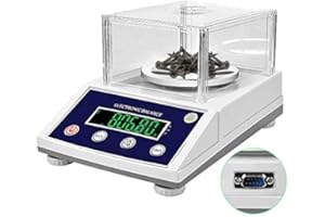 HOCHOICE Hochice 10mg Lab Analytical Balance 2000gx0.01g High Precision Lab Scale Accurate Electronic Scientific Scale Digital Precision Weighing Scale Jewelry Scales with Windshield