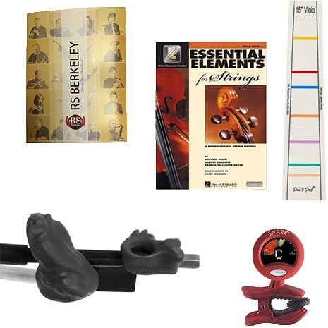 Viola Players Instructional Pack (For 15" Viola)- Black
