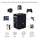 MOCREO Travel Adapter, International Travel Charger Adapter World Plug Adapter Built-in 2.1A Dual USB Ports - Universal AC Socket - Safety Fuse (Black)