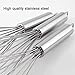 Egg Beater Wisk,Stainless Steel Whisk,Manual Whisk,Balloon Whisk Set,Wire Whisk,Mini Whisk,Milk Blender 8