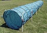 14' Dog Agility Tunnel with Stakes, Multiple Colors