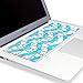 Kuzy Compatible with MacBook Keyboard Cover for Older Version MacBook Pro 13 15 17 inch and MacBook Air 13 inch, iMac Wireless Keyboard, Silicone Skin Key Board Protector, Chevron Teal