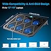 TECKNET-Laptop-and-Notebook-Cooling-Pad-6-Fans-Laptop-Cooler-at-1400-RPM-and-Blue-LED-fits-up-to-19 TECKNET Laptop Cooling Pad Laptop Cooler with 6 Ultra Quiet Cooling Fan at 1400 RPM Rapid Cooling, Adjustable Height…
