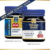 Manuka Health - MGO 400+ Manuka Honey, 100% Pure New Zealand Honey, 8.8 oz (250 g)