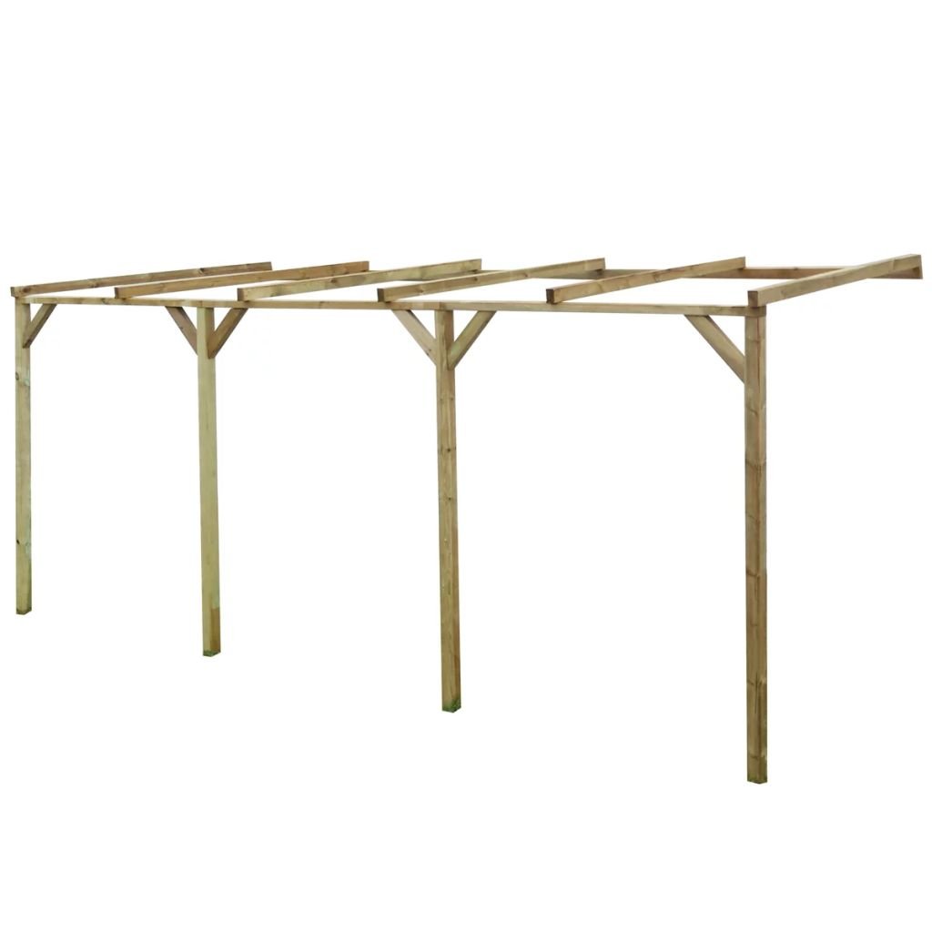 Zora Walter Wooden Lean To Pergola Garden Pergola For Porch Area