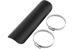 Motorcycle Exhaust Pipe Heat-shield Muffler Staight Cover Universal Exhaust Muffler Pipe Heat Shield Cover Link Tube Protecto