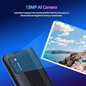 Tripla Fotocamera CUBOT NOTE 7 Smartphone 5.5 Pollici Waterdrop 3100mAh Android 10 16GB ROM Face ID Dual SIM GPS 4G… - immagine 7