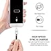 IVVO Lightning Cable 3Pack 4FT 6FTx2 Fast Charging Cord Lightning to USB Cable Charger with LED Light for iPhone X/8/8Plus/7/7 Plus/6/6 Plus/6s/6s Plus/5/5S/5C/SE/iPad, iPod and More