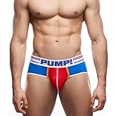 Pump! Velocity Brief Men's Designer Briefs | Athletic Style Underwear with Supportive Fit