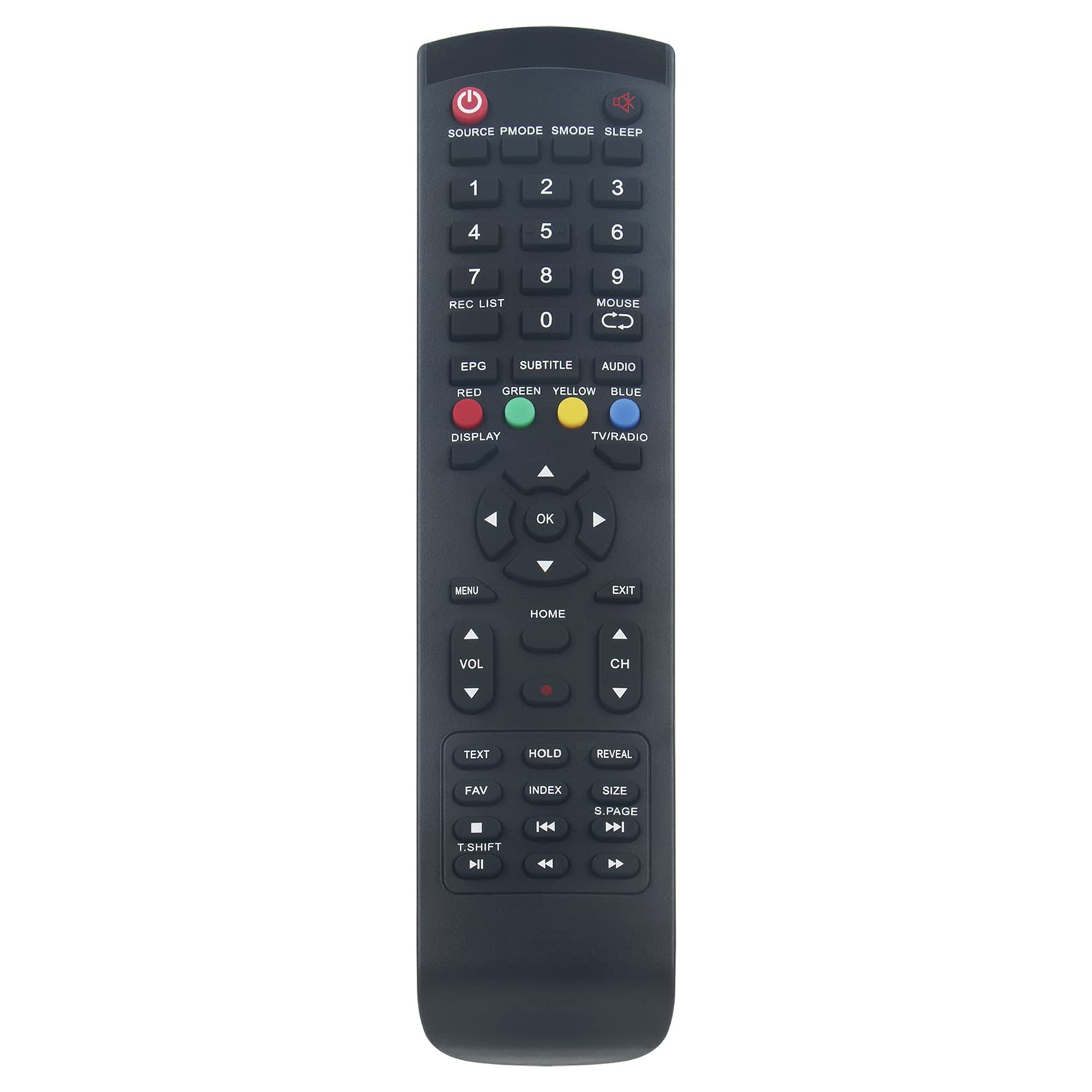 ALLIMITY RC-6 Replace Remote Control fit for Baird SMART TV TI4309DLEDDS TI4909DLEDDS TI5509DLEDDS TI6509DLEDDS
