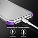 iPhone X Case Cover Crystal Shock-Absorption Soft TPU Bumper and Anti-Scratch Ultra Clear Slim Case for Apple iPhone 10 (Violet)