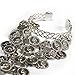 Seawhisper Belly Dance Silver Coins Bracelets Gypsy Jewelry