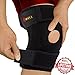 4well Knee Patella Support Brace for Men Women - Best Open Patella Knee Stabilizer for Walking Injury Recovery Running Sport ACL | Non Slip Comfortable Adjustable Knee Brace Neoprene