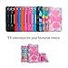 ACEGUARDER Shockproof Kid Case for iPad Mini 1 2 3(7.9 inch), Full Body Protective Premium Soft Silicone Cover with Adjustable Kickstand for iPad Mini 1 2 3 (PinkCamo/Rose)