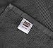 Utopia Towels Cotton Pool & Gym Towels, 6 Pack, 22 x 44 Inches, Dark Grey