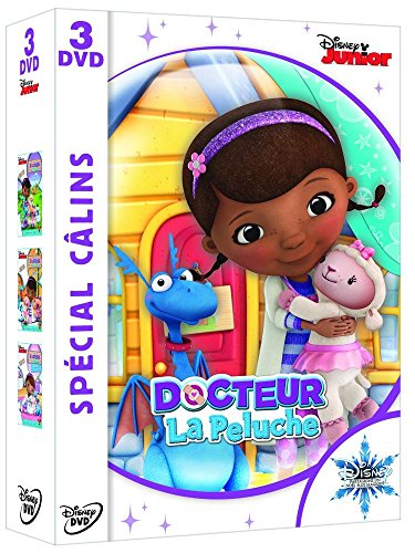 Docteur La Peluche - Coffret : Des bisous qui soignent tout + C'est l'heure de l'examen + Un câlin et tout va bien - Pack