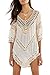 iNewbetter Womens V-Neck Knit Splice Irregular Hem Shirt Blouse Tops Beige
