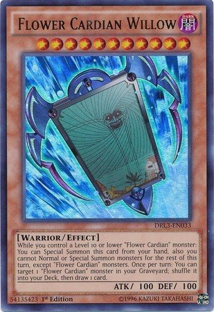 Yugioh Flower Cardian Willow DRL3-EN033 Ultra Rare