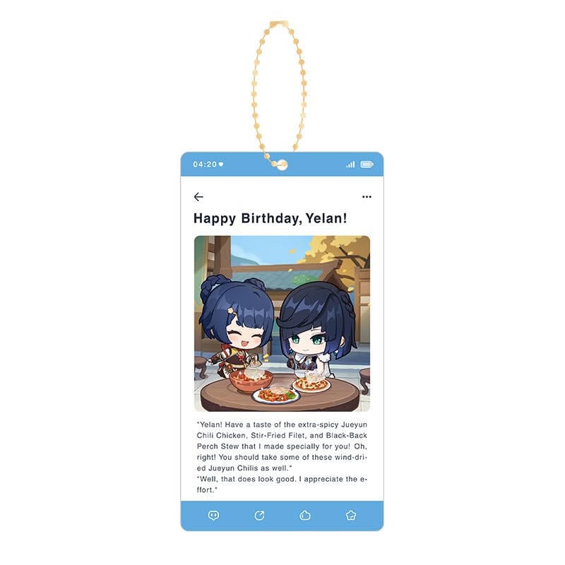 GENSHIN IMPACT Heartfelt Wishes Series Acrylic