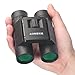 Aomekie AO3007 8X25 Compact Roof Folding Binoculars, Pocket, with Green Coating Lens