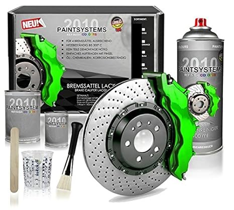 Bremssattel Lackset grün 6-teilig