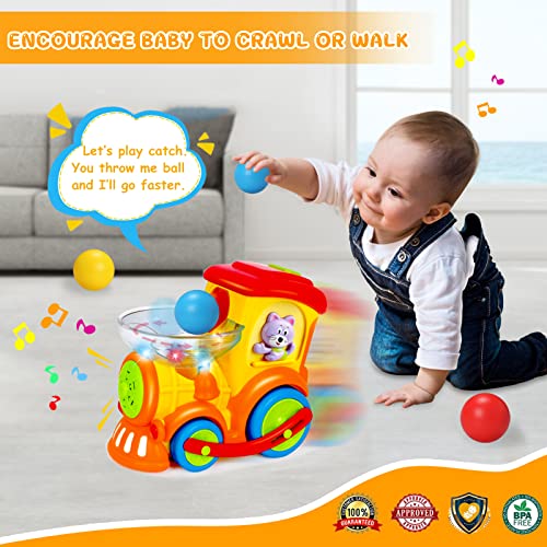 Crawling Baby Toys 6 to 12 Months Musical Train Infant Toys for Babies