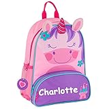 Stephen Joseph Personalized Sidekick Unicorn Backpack With Name