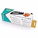 PriorityChef Precision Knife Sharpener, Designed To Create Sharp, Hollow-Finish Knife Edge, Patented Manual Tool with Non-Slip Steel Bottom – Safe and Easy to Use