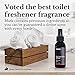 Mask - Air Freshener Spray, Bathroom Deodorizer, Travel Size Air Freshener, Long Lasting, Strong Odor Eliminator, Pet Odor Eliminator, Room Deodorizer, 10.2 Fl Oz, Mandarin & Lime, Pack of 3