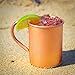Purecopper 100% Copper Mug For Moscow Mule - Solid Pure Copper 16Oz - Bonus Recipe Cards Included!