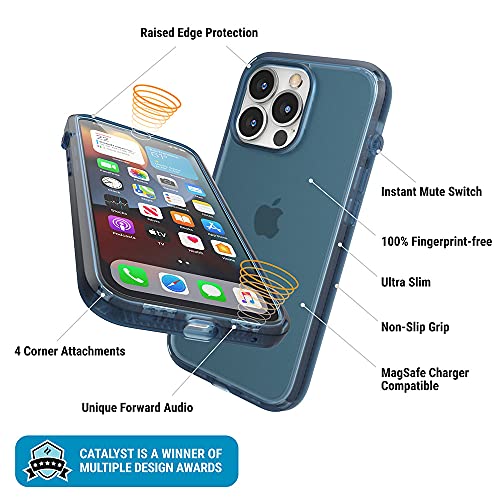 Catalyst iPhone 13 Pro Case Influence Series Slim Case, FingerPrint