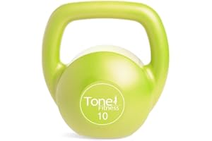 Tone Fitness Vinyl Kettlebell