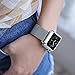 WEFU Compatible with Apple Watch Band 38mm 42mm with Case, Stainless Steel Mesh Milanese Loop with Adjustable Magnetic Closure Replacement for iWatch Band Compatible with Apple Watch Series 3 2 1 