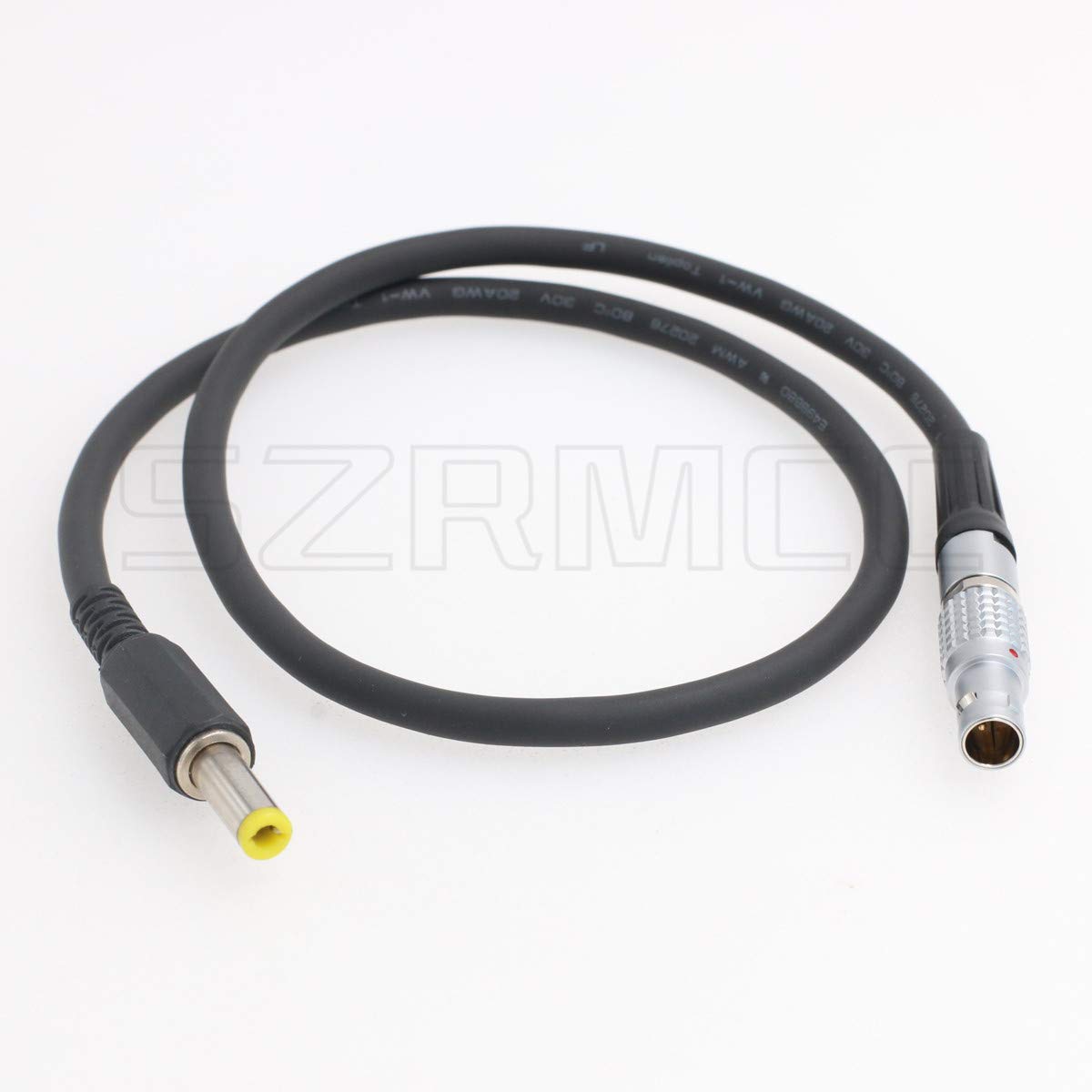 SZRMCC DC 5.5X 2.5mm Barrel to 0B 2 Pin Male Power Cable for Teradek Bond Bolt Cube SmallHD