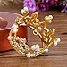 Gold Mini Princess Crown Tiara Cake Cupcake Toppers Set for Baby Shower Birthday Princess Party Decorations