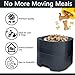 PET WEIGHTER Elevated Dog Bowls, Raised Dog Food Bowls for Large Dogs, Heavy Feeding Station Food & Water No Spill Non-Slip, Tall Bowl Stand for Extra Large Medium Small Dogs and Cats, Dishwasher Safe