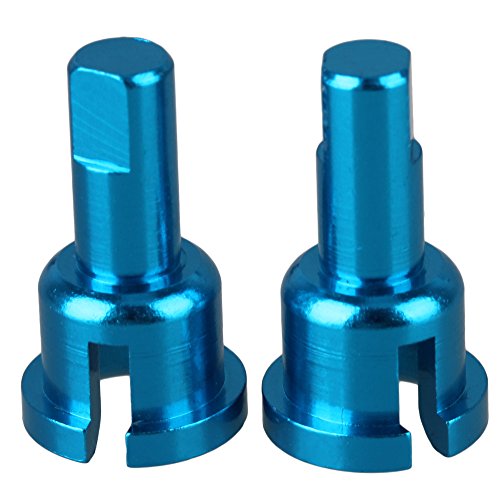 BQLZR Blue A580016 Aluminum Alloy Diff Joint Cup Upgrade Parts for WL RC1:18 Buggy Truck Car Pack of 2