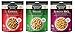 Saffron Road Crunchy Seasoned Chickpeas Snack 3 Flavor Variety Bundle, (1) each: Chipotle, Wasabi, Korean BBQ - 6 Ounces