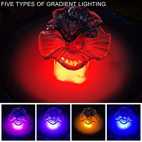 SUMGREEN Desktop Water Fountain Aromatherapy Tabletop Mist Fountain Aroma with LED Colorful