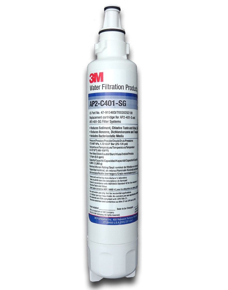 3M AP2-C401-SG Water Filter Cartridge with Scale Inhibitor | Compatible with F Series Lincat boilers, Lincat Filterflow | 1 Micron | 47-915403, 569594 (1)