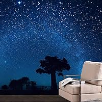 Wall Mural The Beautiful Space World Removable Self-Adhesive Wallpaper Wall Decoration for Bedroom Living Room - 66x96 inches