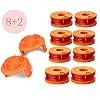 Trimmer Spool Line for Worx，Edger Spool Compatible with Worx trimmer spools Weed Eater String,Trimmer Line Refills 0.065…