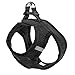 Voyager Step-In Plush Dog Harness – Soft Plush, Step In Vest Harness for Small and Medium Dogs by Best Pet Supplies - Harness (Black Plush), XS (Chest: 13 - 14.5