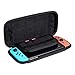 Gamemyse Case for Nintendo Switch Protective, Portable Multi-Function Hard EVA Pouch Storage Bag Carrying Case with 10 Game Cartridge Holders & Stand For Nintendo Switch Console &Accessories – Blackthumb 1