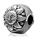 Sun Charm Moon Charm 925 Sterling Silver Clip Charm Lock Stopper Spacer Charm for Diy Charms Bracelet