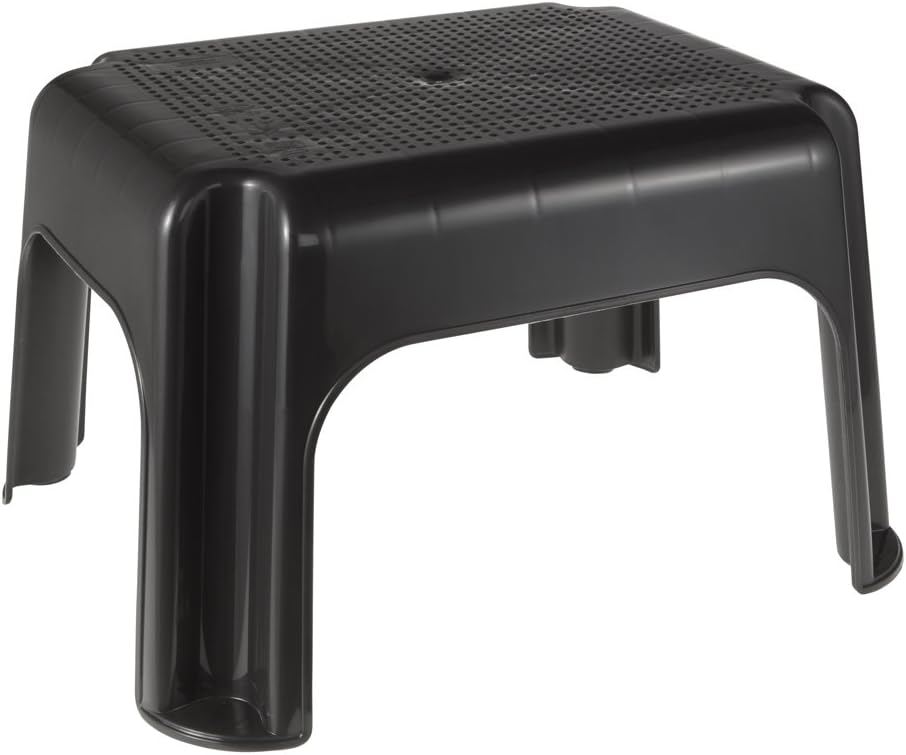 Keeeper Step-Stool, TÜV Tested Quality and Safety, Sturdy Plastic (PP), 36.5 x 30 x 24 cm, Graphite - Image 3