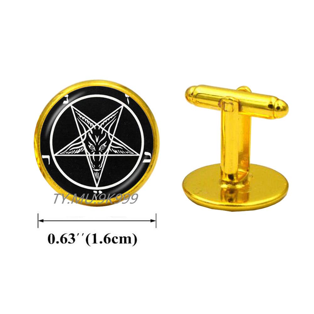 Yao0dianxku Satanic Baphomet Inverted Pentagram